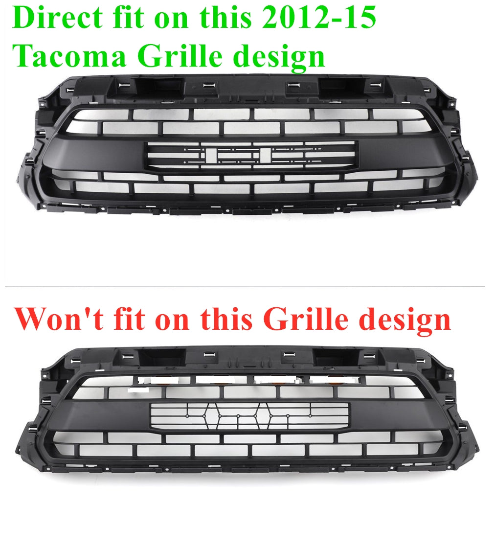 Letters Only For Aftermarket 2005-2015 Tacoma Trd Pro Style Grille