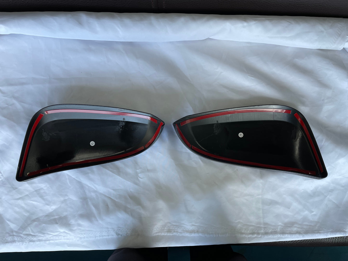 Carbon Fiber Style Rearview Mirror Cover Caps For 4Runner 2014-2022