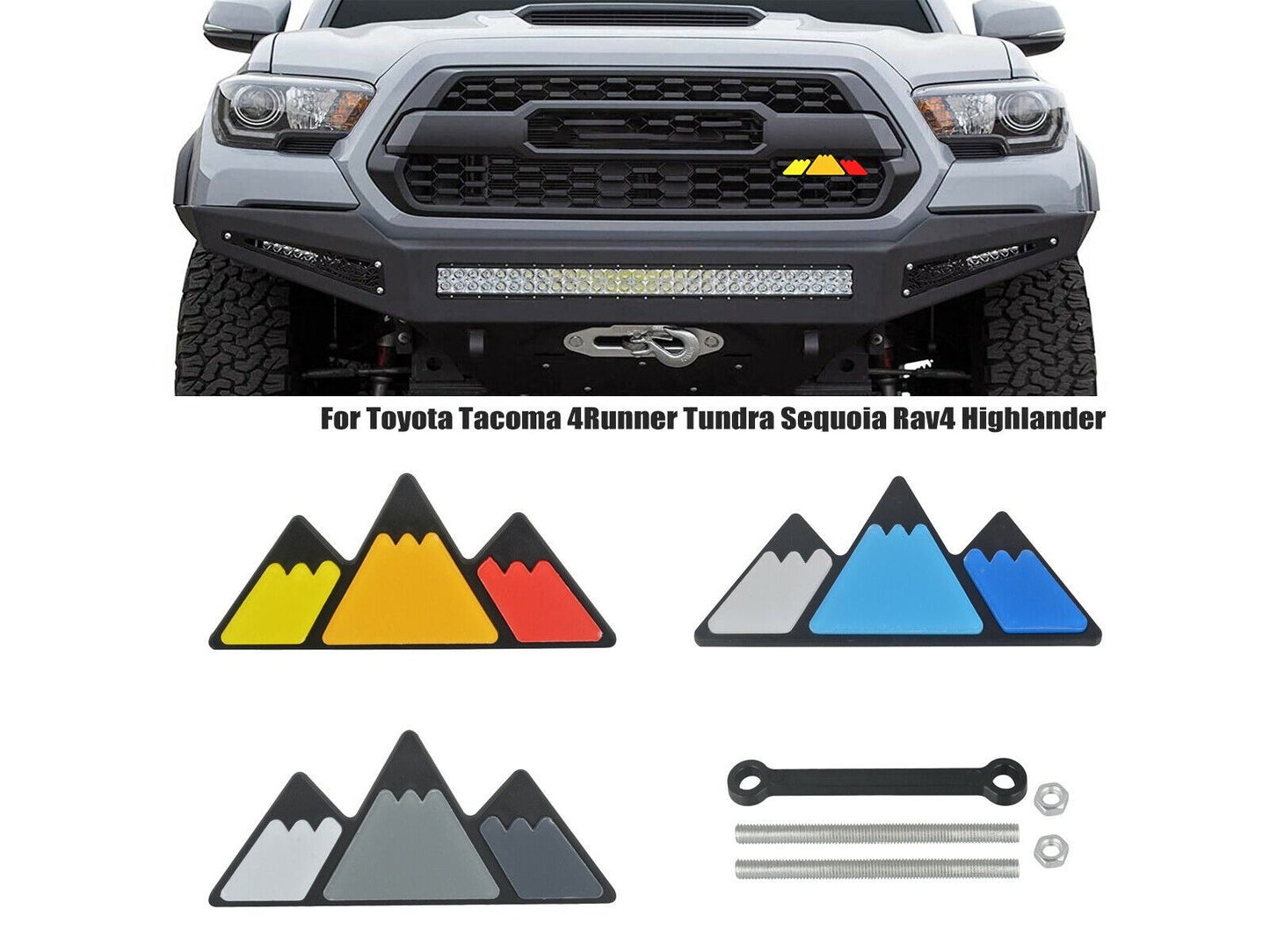 Taco Vinyl grille badge