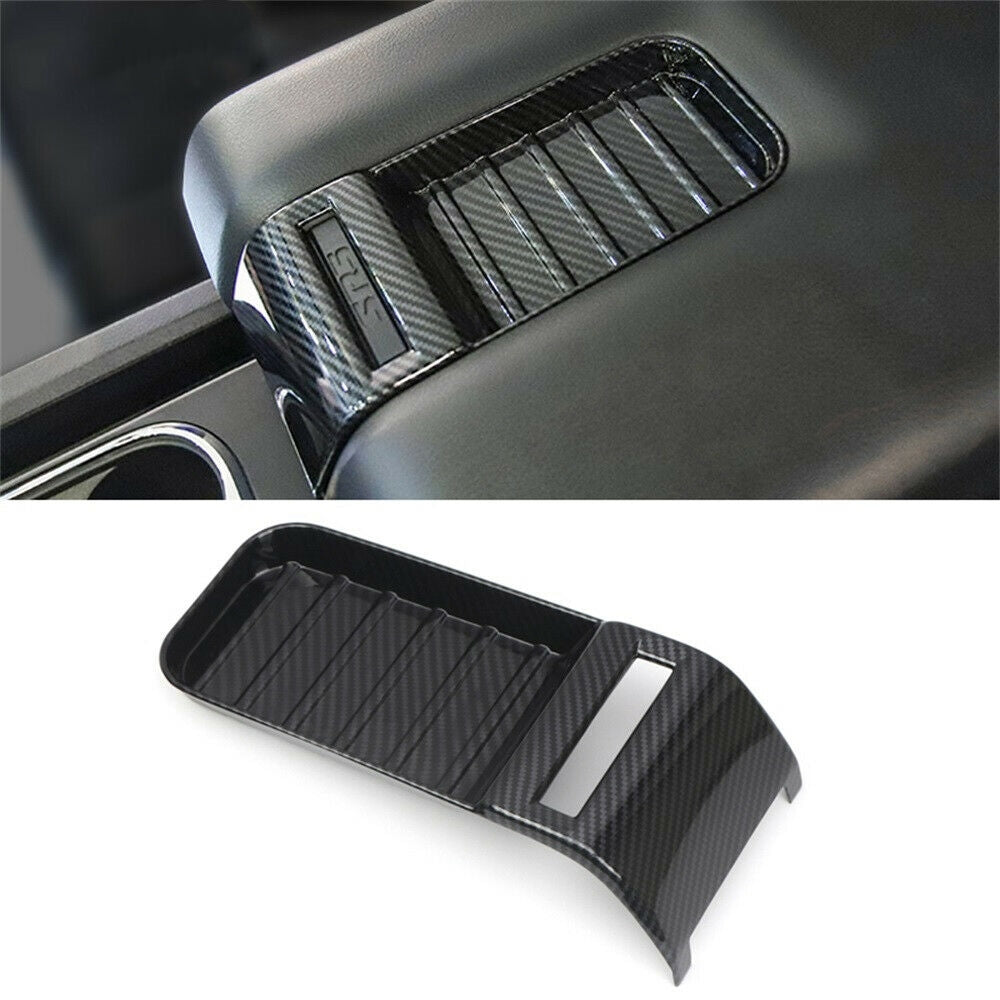 Carbon Fiber Look Center Console Armrest Cover Trim Fits 2014-2021 Tundra