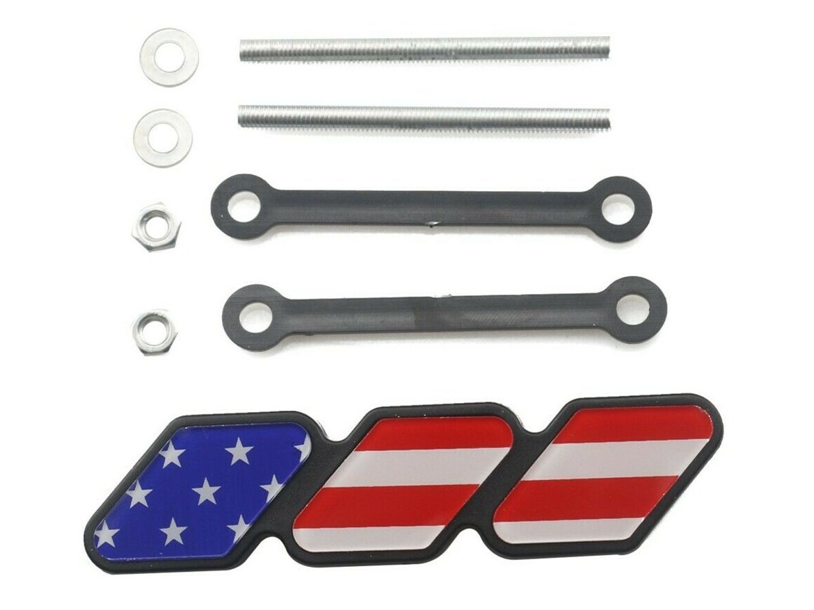 tacoma grille badge american flag