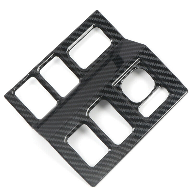 Carbon Fiber Style Left Control Switch Cover Trim for Tundra 2014-2021