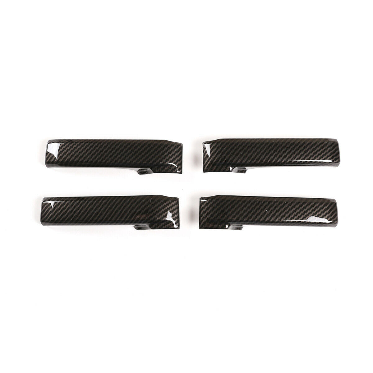 Carbon Fiber Look Inner Door Handle Cover Trim for Tundra 2014-2021