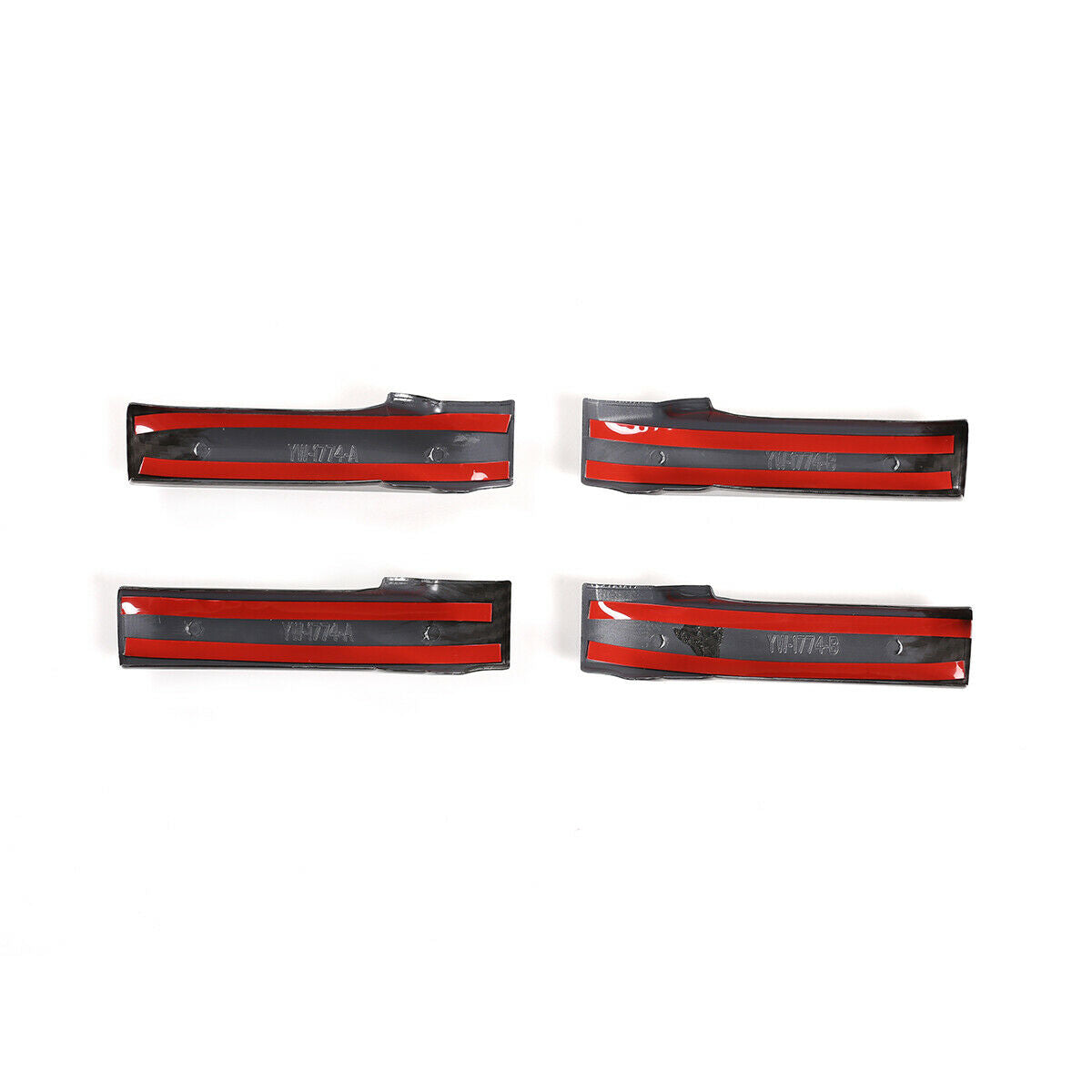 Carbon Fiber Look Inner Door Handle Cover Trim for Tundra 2014-2021