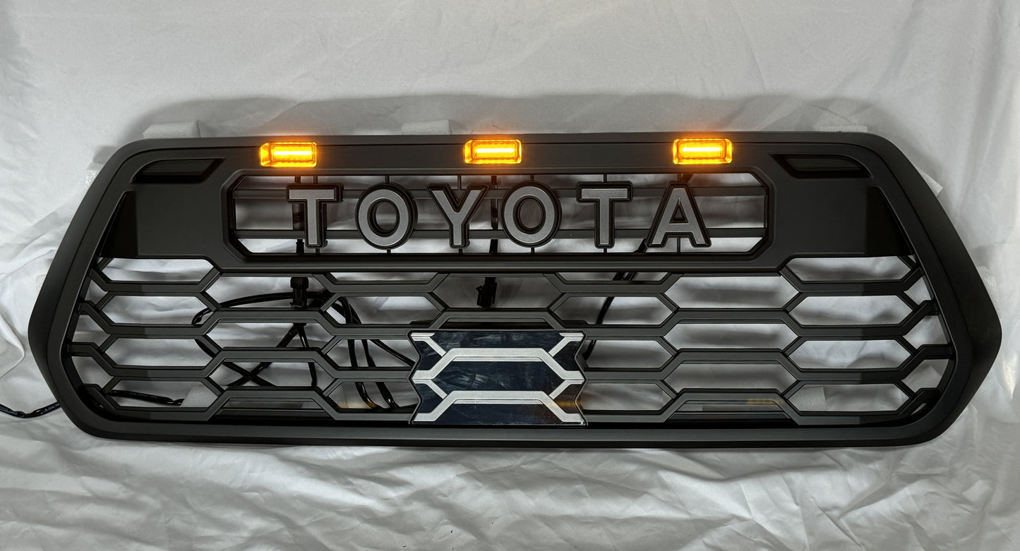 V2 Pro Style Grille with Raptor Lights for 2016-2023 Tacoma