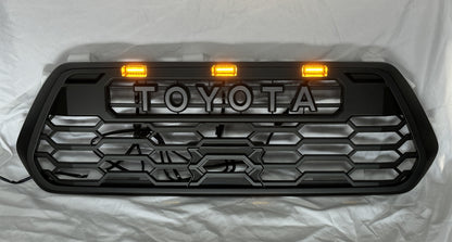V2 Pro Style Grille with Raptor Lights for 2016-2023 Tacoma