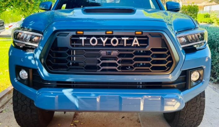 V2 Pro Style Grille with Raptor Lights for 2016-2023 Tacoma