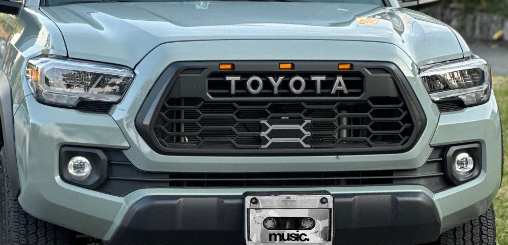 V2 Pro Style Grille with Raptor Lights for 2016-2023 Tacoma