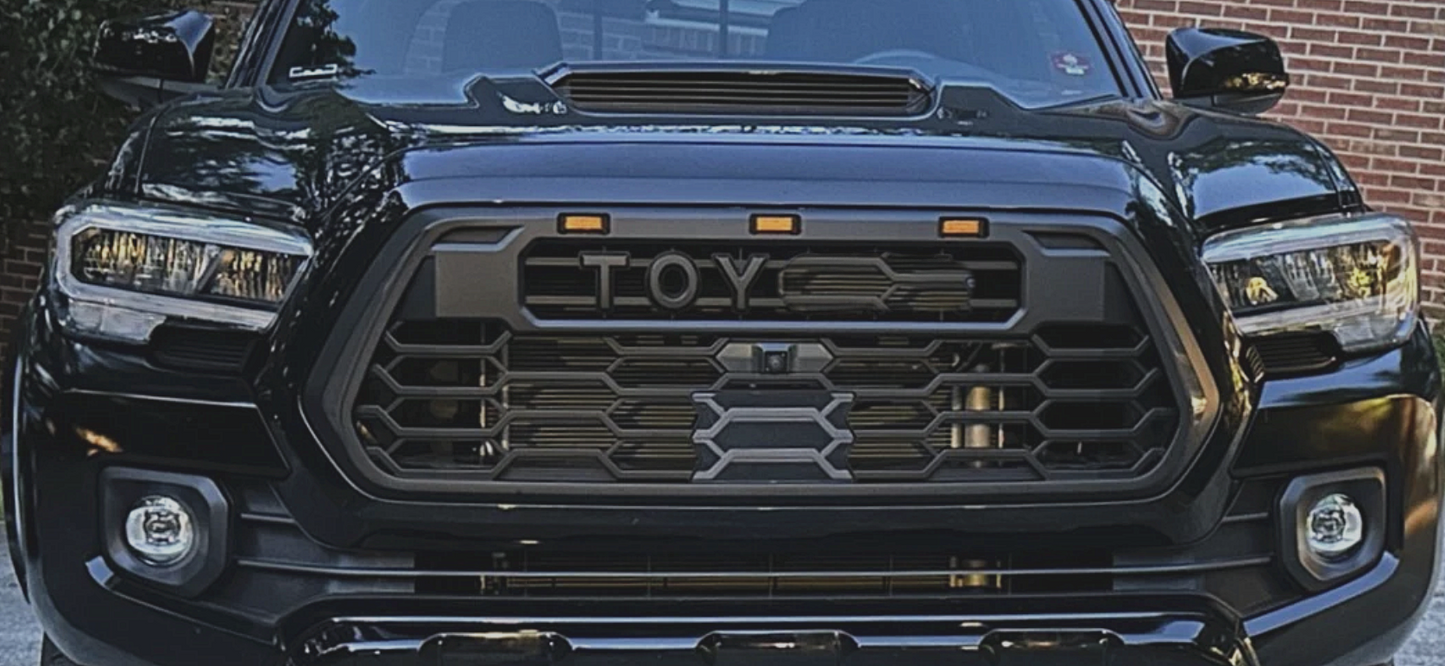 V2 Pro Style Grille with Raptor Lights for 2016-2023 Tacoma