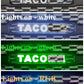 RGB LED Light Up Letters for 2005-2011 And 2012-2015 Tacoma Trd Pro Style Grille