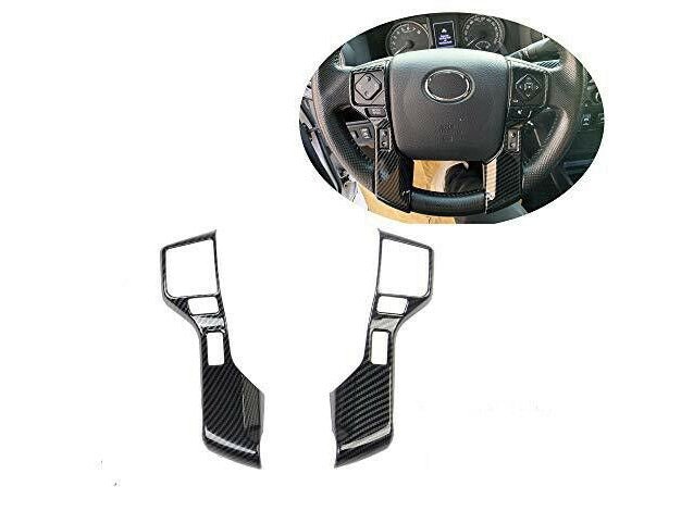 2020 4Runner Carbon Fiber Look Steering Wheel Cover Trims