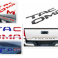 tacoma tailgate insert letters