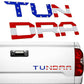 tundra tailgate letters flag