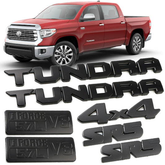 Emblem Overlay Blackout Kit for 2014-2021 Toyota Tundra