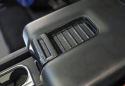 Carbon Fiber Look Center Console Armrest Cover Trim Fits 2014-2021 Tundra