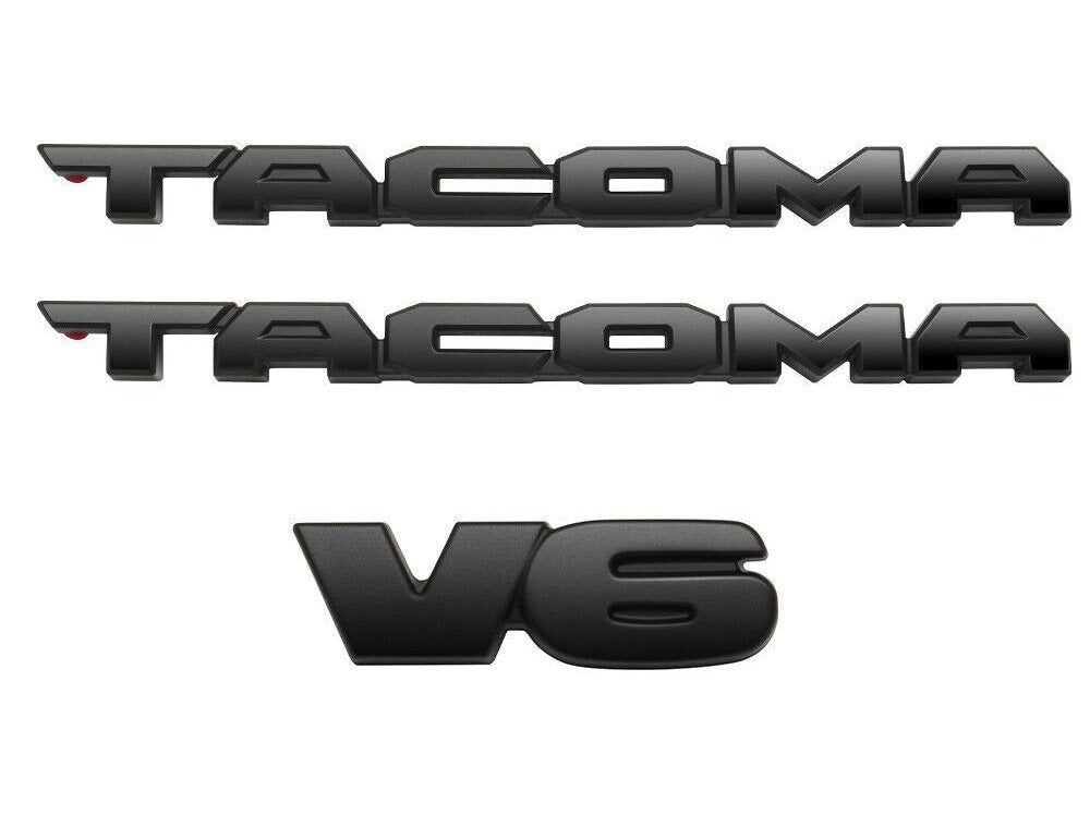 tacoma emblem overlay blackout