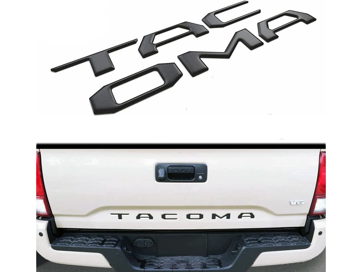 Tailgate Letters Inserts for 2016-2022 Toyota Tacoma