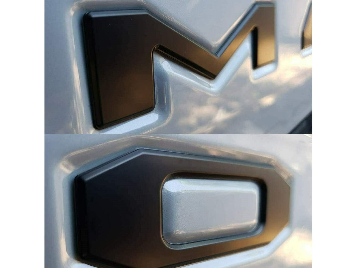 Gloss Red Raised Tailgate Insert Letters For 2016-2023 Toyota Tacoma - 5-Year Warranty