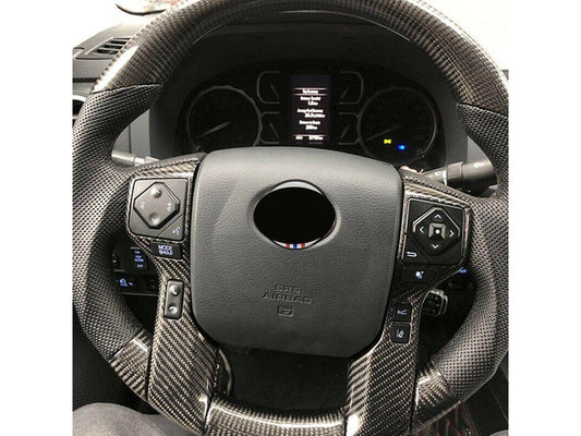 2018 Tacoma Carbon Fiber Look Steering Wheel Cover Trims
