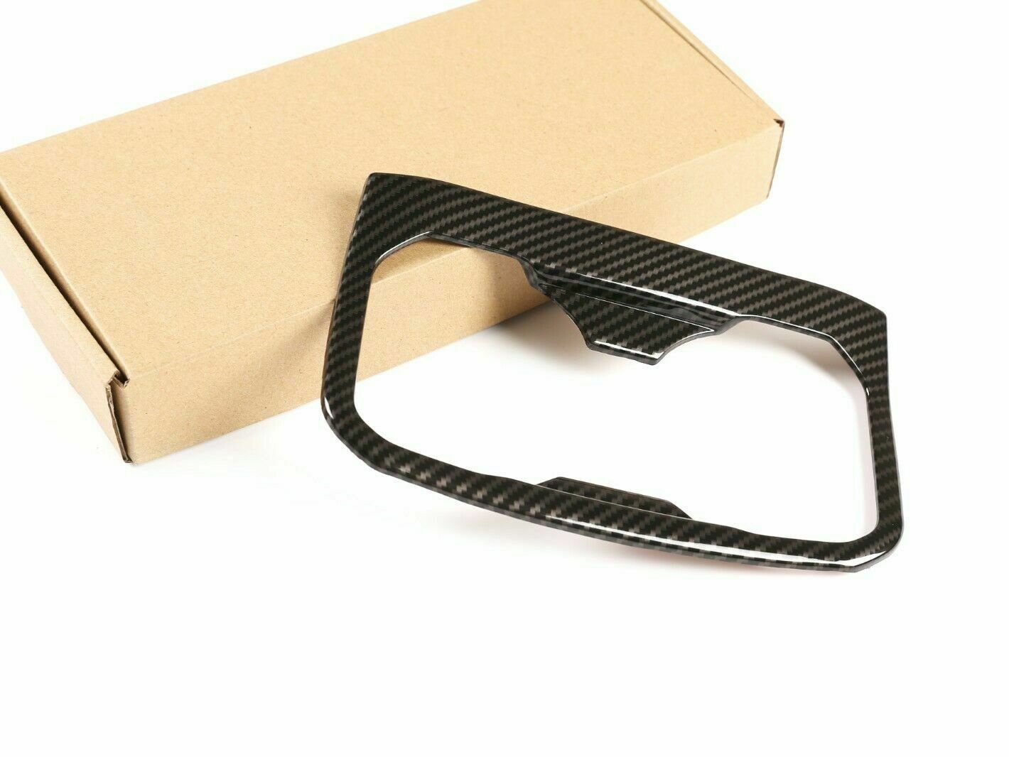 Carbon Fiber Look Rear Cup Holder Accent Trim FITS 2016-2022 Tacoma