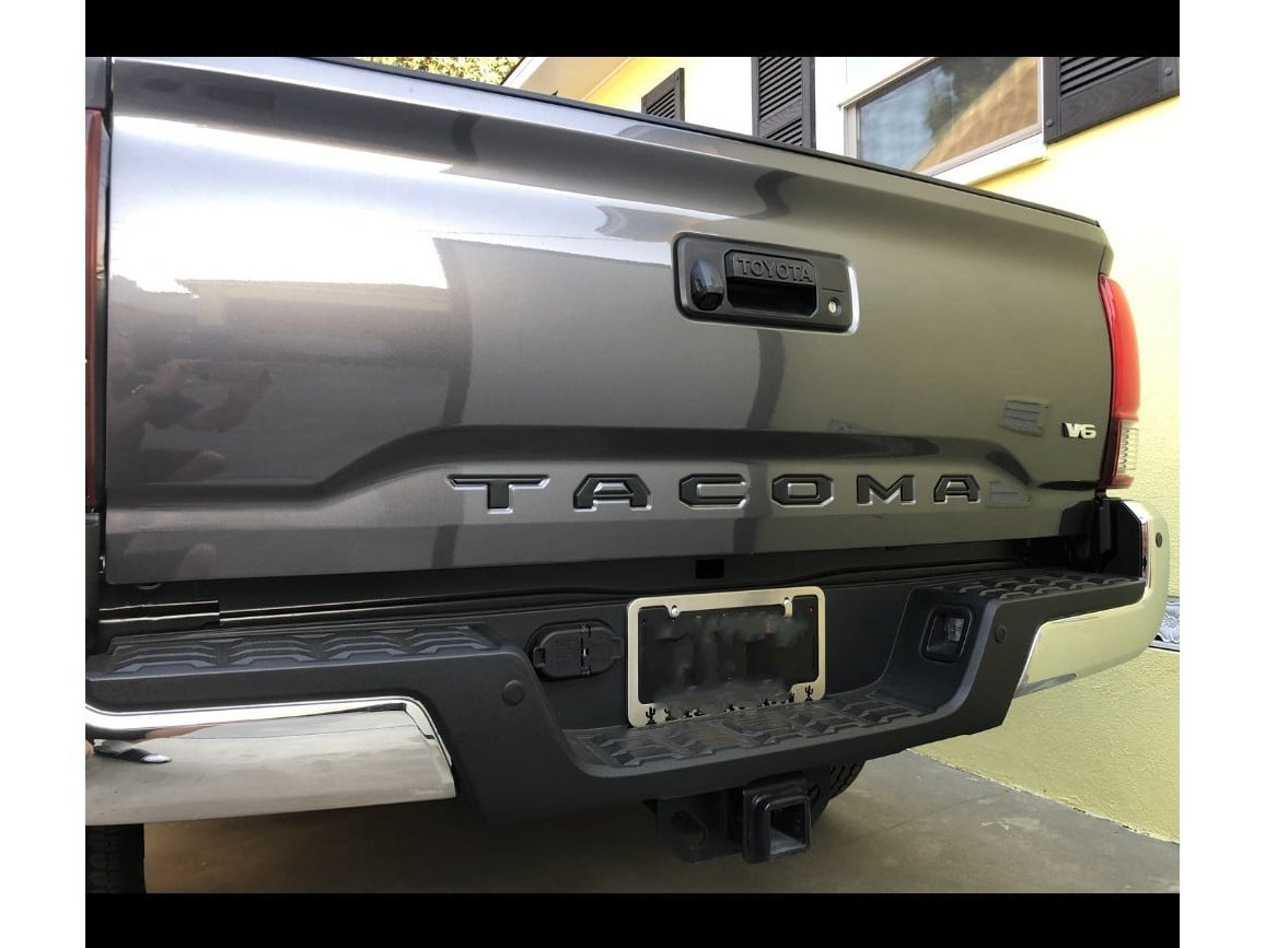 Tailgate Letters Inserts  Tacoma