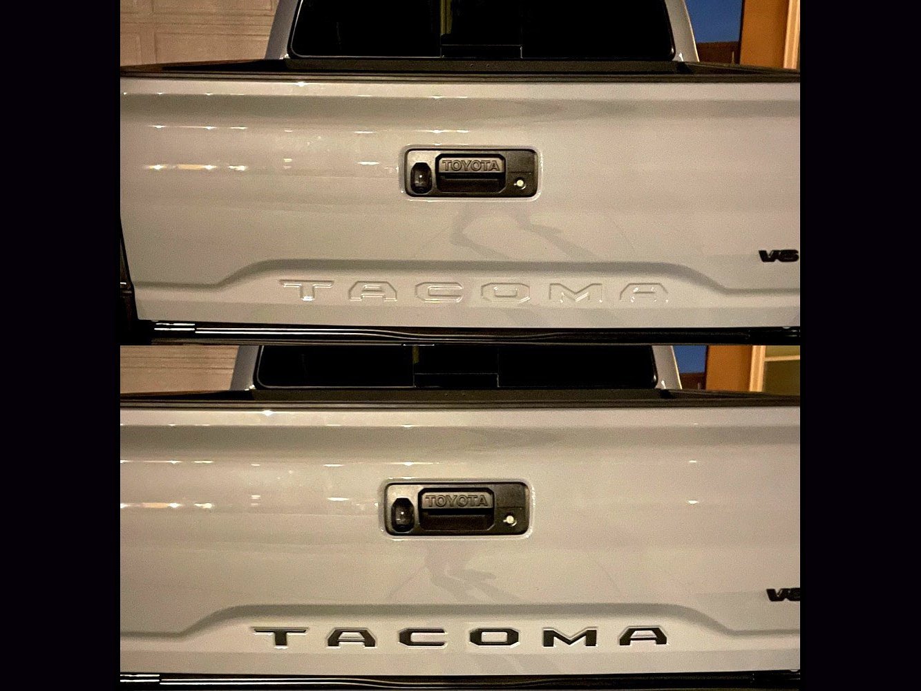 tacoma tailgate letters
